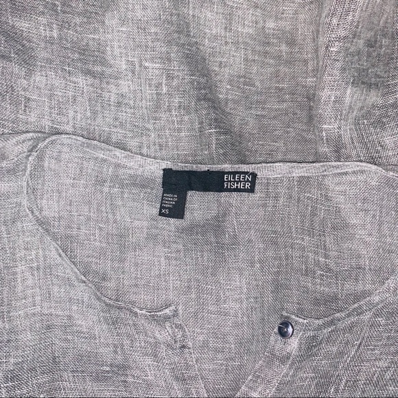 EILEEN FISHER A Line Organic Linen Tunic XS - Picture 6 of 7